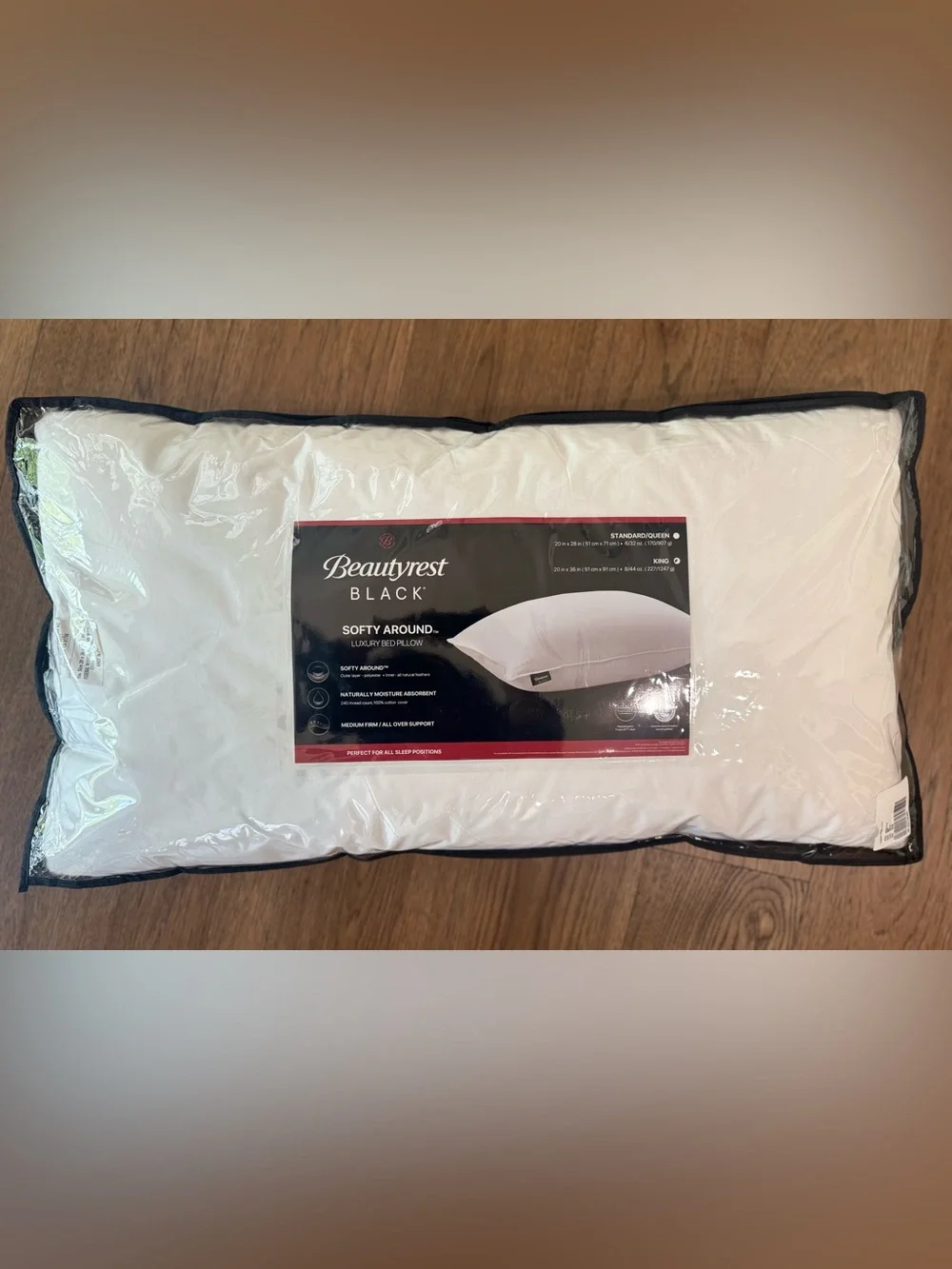 🎉LAST CHANCE🎉BEAUTYREST BLACK Luxurious Down And‎ Feather Blend Pillow